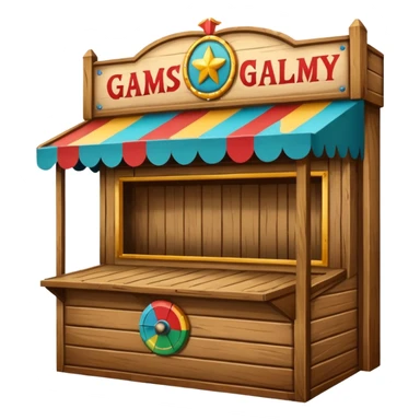 Shooting gallery booth sticker