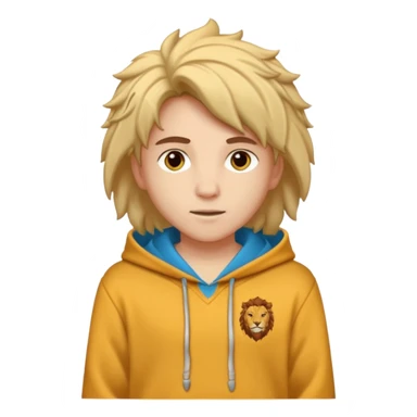 Aslan hoodie giyen sticker