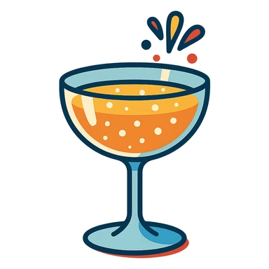champagne sticker