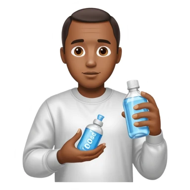 Diddy holding baby oil sticker