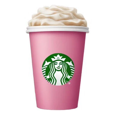 Pink Starbucks sticker