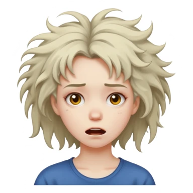 girl crashing out sticker