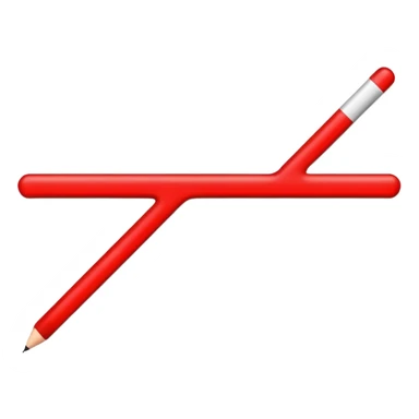Red line painting sticker