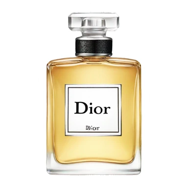 dior perfume bottle sticker