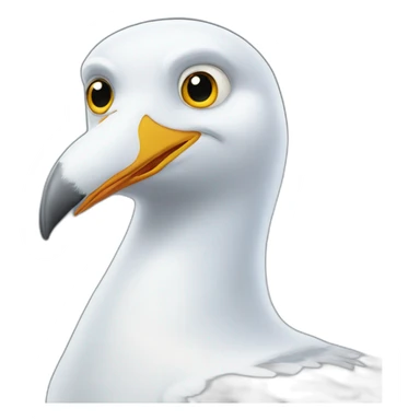 intelligent gull sticker
