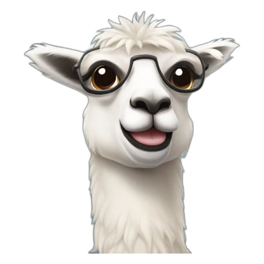 Lama dansant sticker