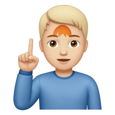 Cute face with middle finger  sticker