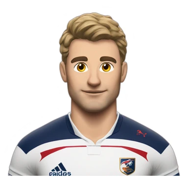 Antoine Dupont rugby sticker