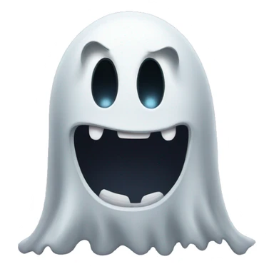 scared ghost emoji sticker