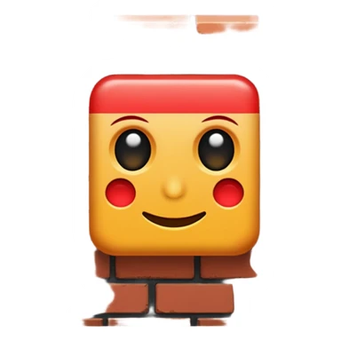 one brick emoji sticker
