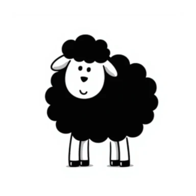 Sheep sticker