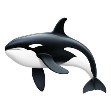 Orca whale sticker
