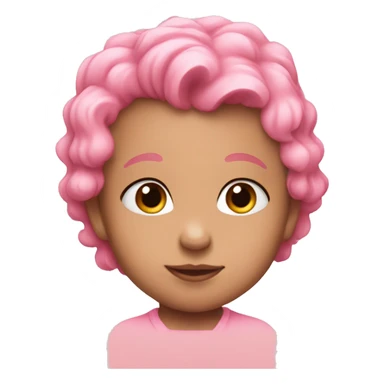 Baby pink hart sticker