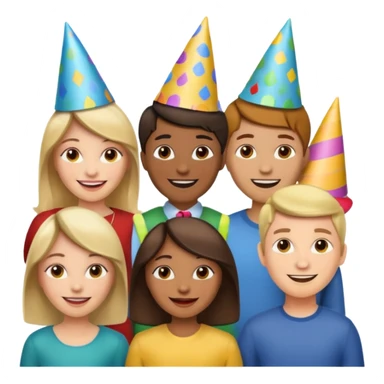 lets party word sticker