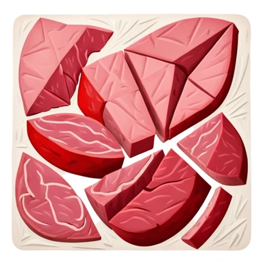 picasso abstract art SPAM MEAT painting sticker