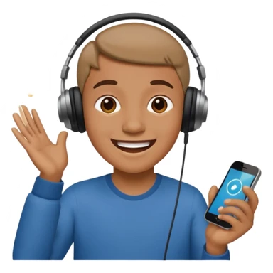 Escuchar música sticker