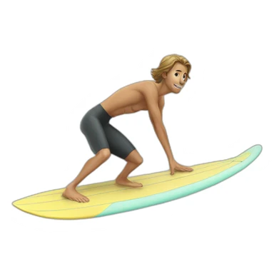 Planche de surf sticker