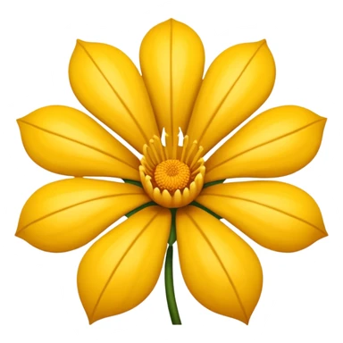 crie um emoji de lirio aranha flor sticker