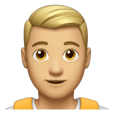 male with high fade buzzcut sticker