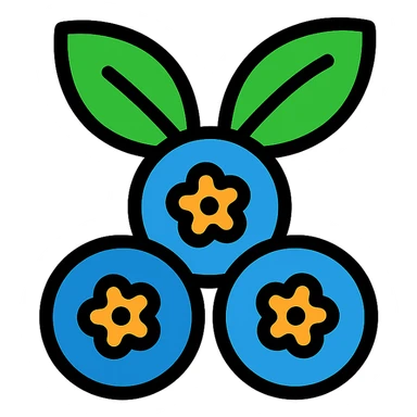 lineal color icon of berries sticker