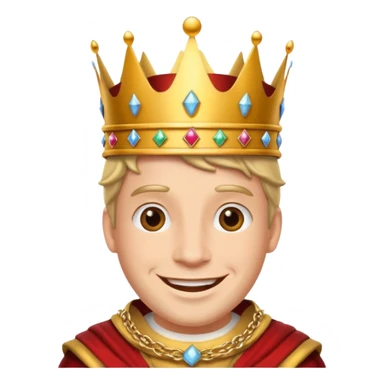 king happy sticker