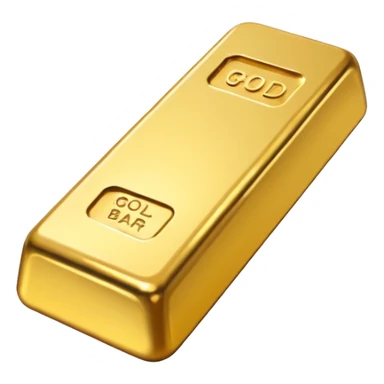 gold bar with no writing on it sticker