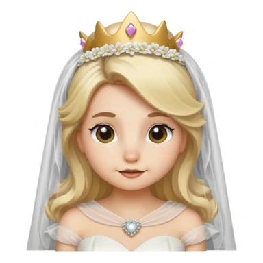 hedgehog bride blonde sticker