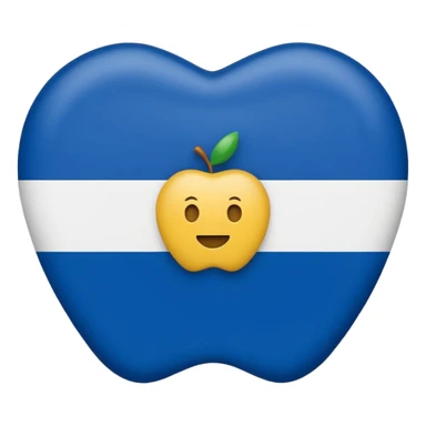 bandeira dos Açores, estilo emoji Apple, minimalista, formato quadrado, sem texto sticker