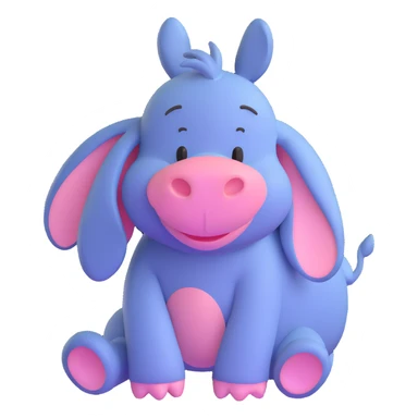 Eeyore from Winnie the Pooh sticker