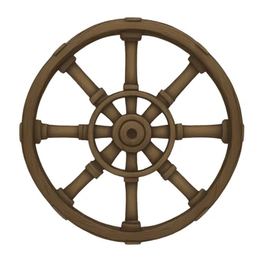 pirate boat wheel sticker