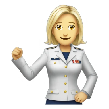 Marine Lepen politique sticker