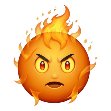 Boule de feu sticker