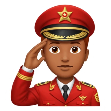 Red salute comrade! sticker