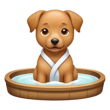 spa doggie sticker