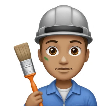 Muralist + roller brush, Street Artists. sticker