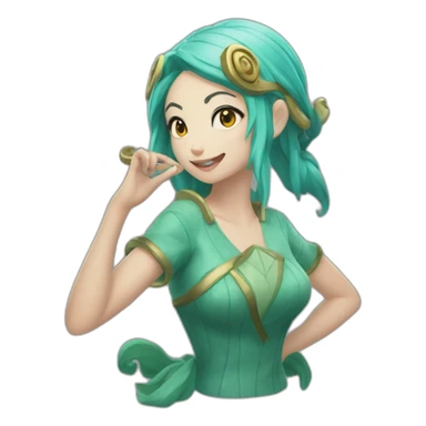 Nami from league of legends sticker