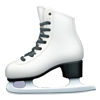 white ice skates sticker