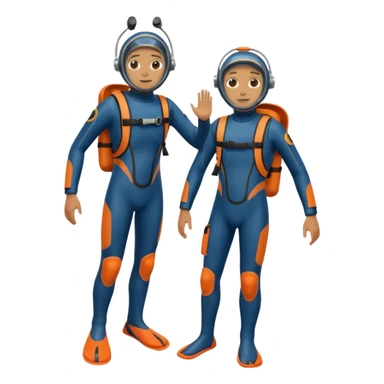 water Diving suit shoe sticker