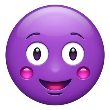 purple prompt emoji sticker