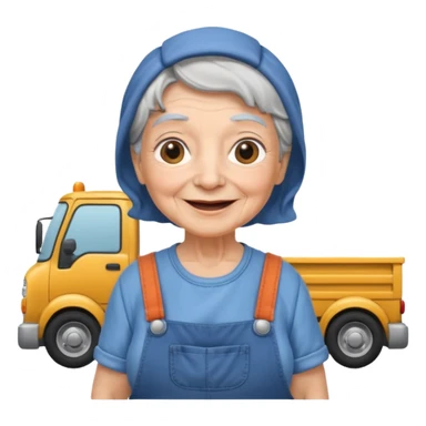 granny loading sticker