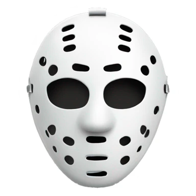 Hockey mask sticker