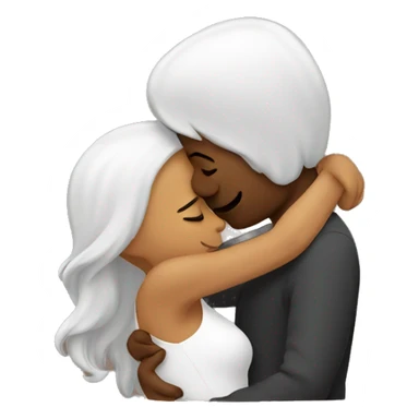 hug and kiss sticker