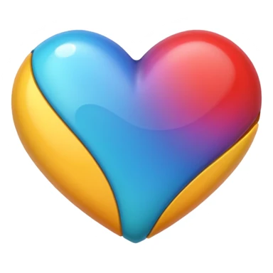 Heart multicolore  sticker