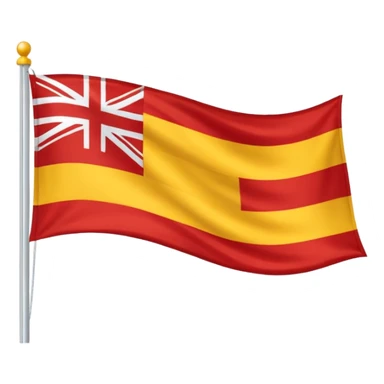 Uma bandeira da região da Catalunha sticker