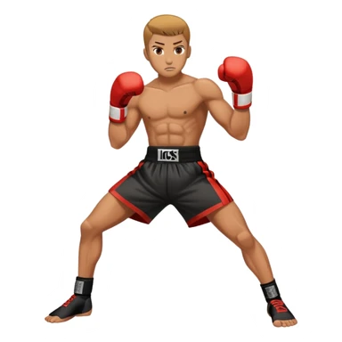 Kickboxing sticker
