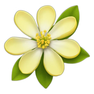 lemon flower sticker
