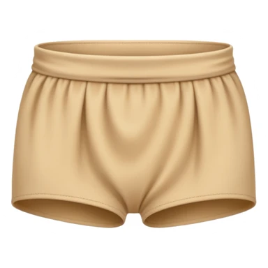 beige waist cloth sticker