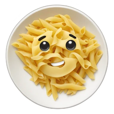 Pasta mit lachen  sticker