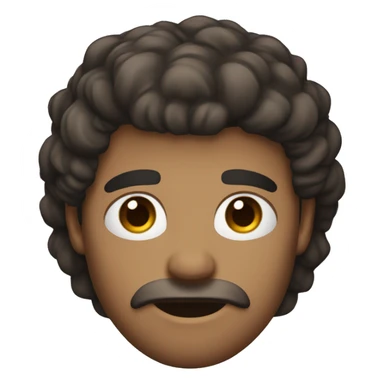 hombre adulto, ojos azules, pelo castaño oscuro, sin barba sticker