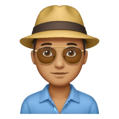 man looking for someone sticker